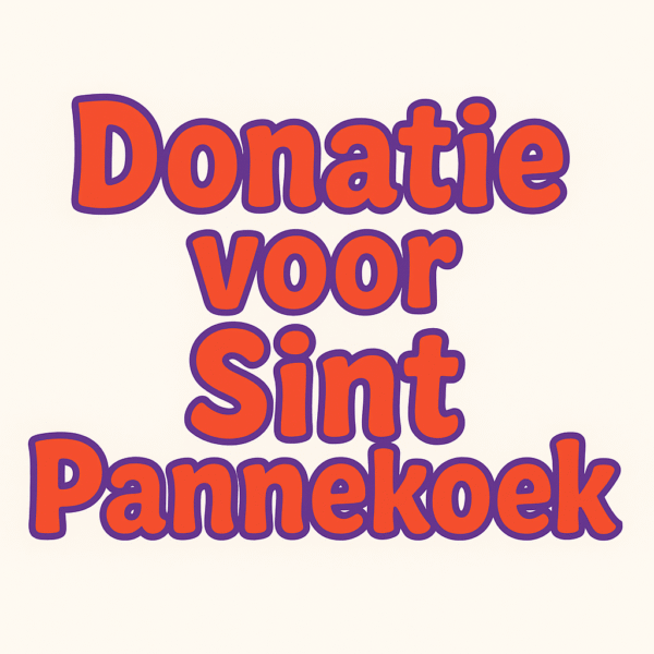 Donatie voor Stichting Sint Pannekoek